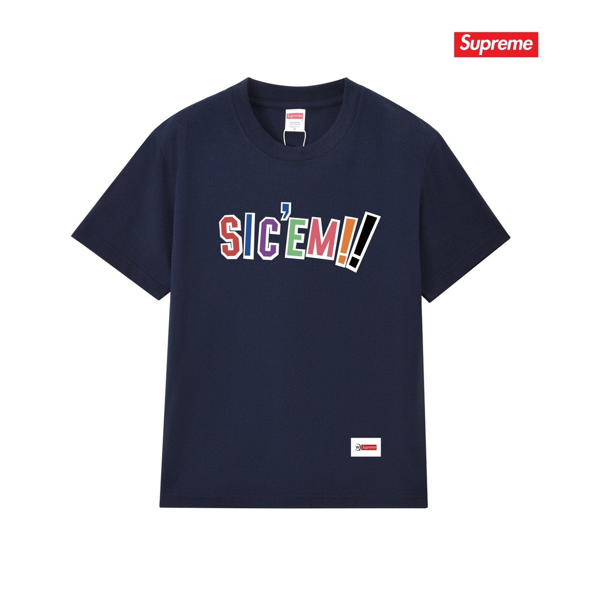 Supreme SIC'EM Street As Usual Graphic T-Shirt