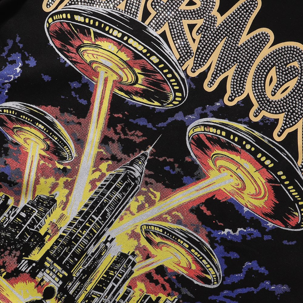 HARMONY UFO City Graphic Short-Sleeve T-Shirt