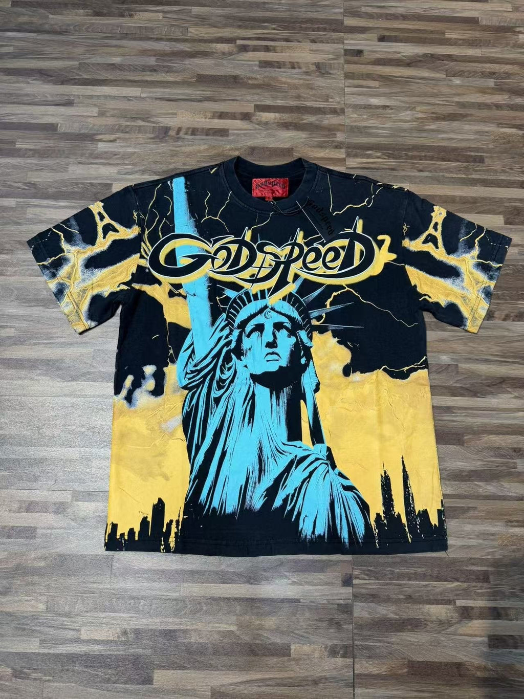 Godspeed Out of Many One Statue Graphic T-Shirt
