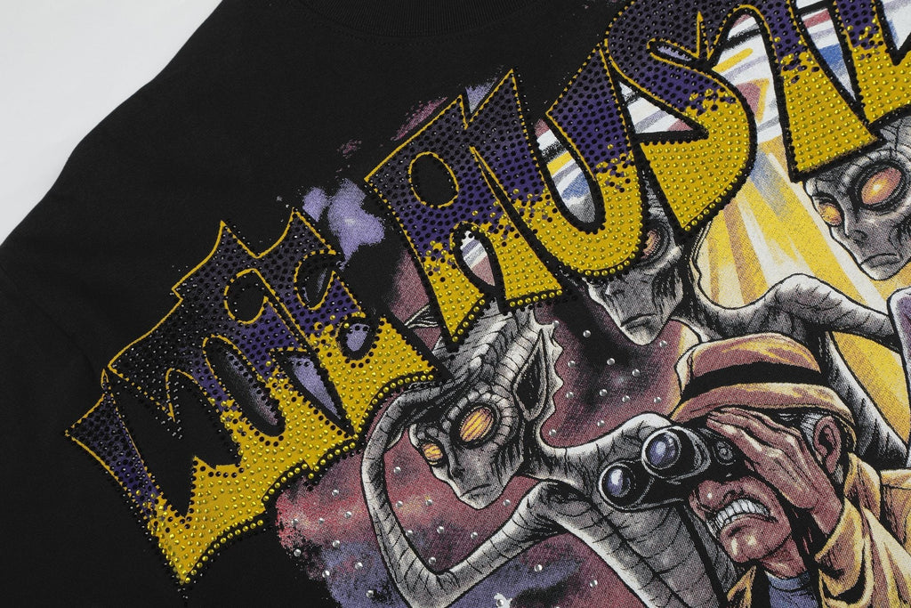 Life Hustlere Black No Days Off Graphic Short-Sleeve T-Shirt
