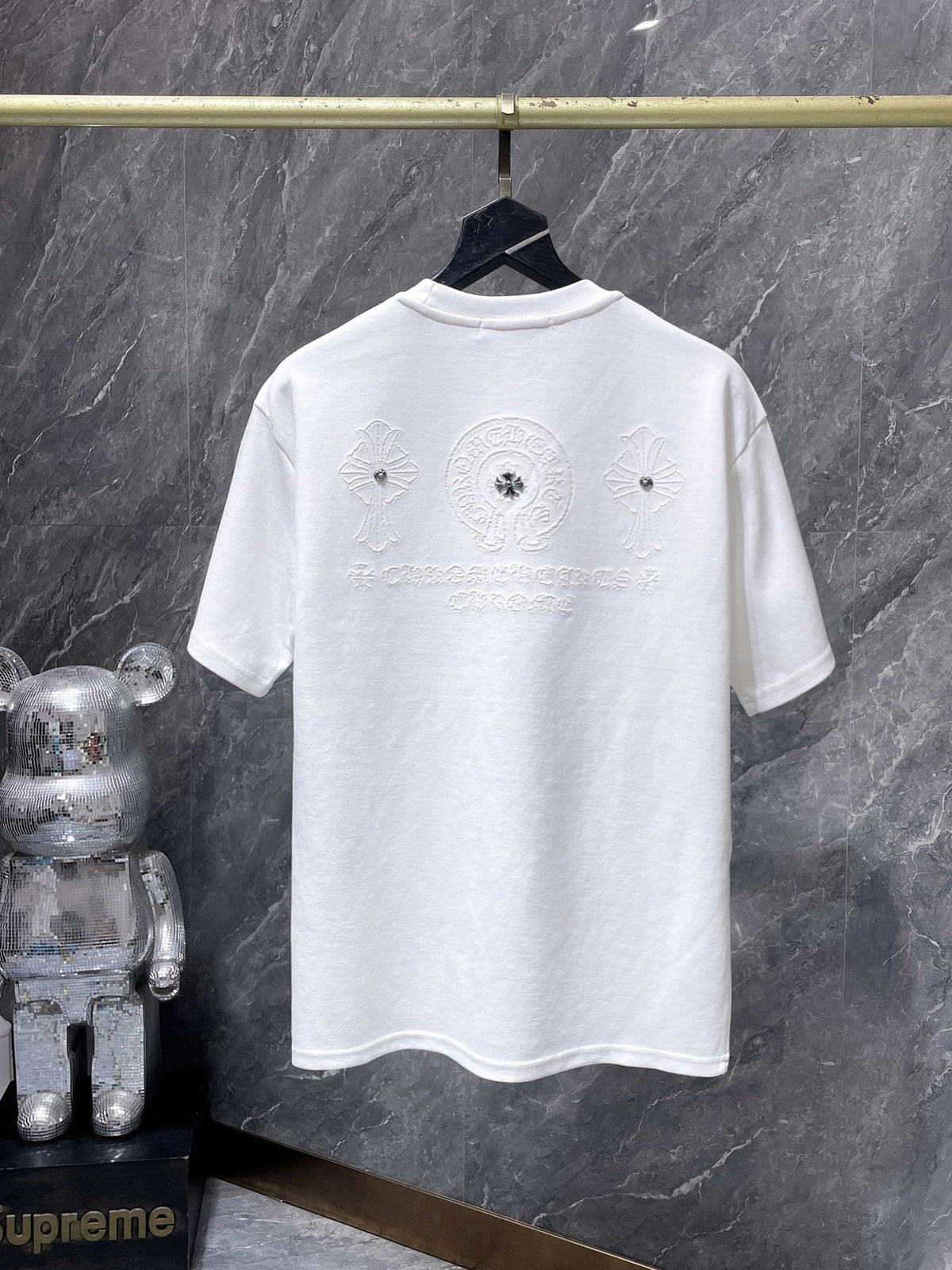 Chrome Hearts Horseshoe Graphic Short-Sleeve T-Shirt