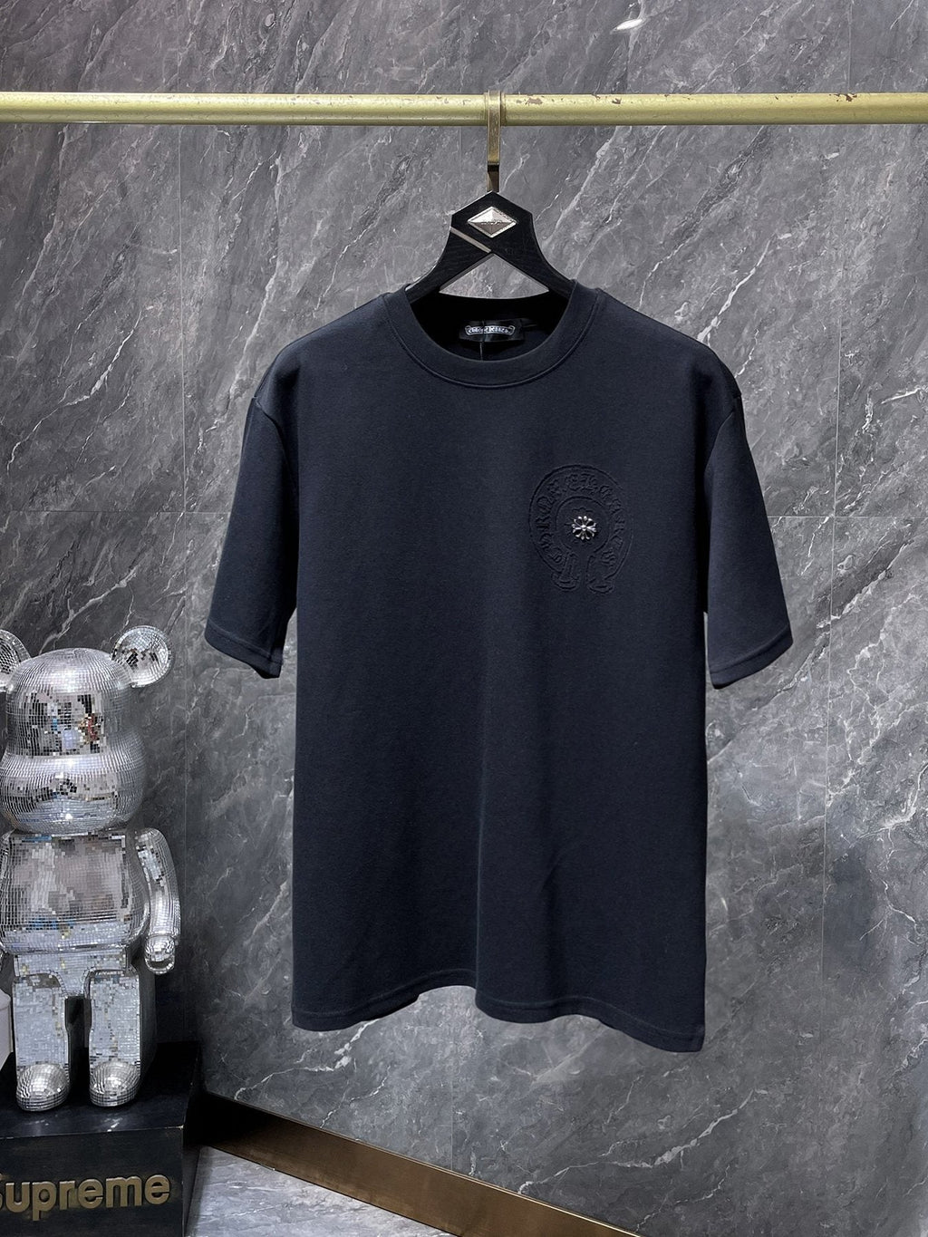 Chrome Hearts Horseshoe Graphic Short-Sleeve T-Shirt