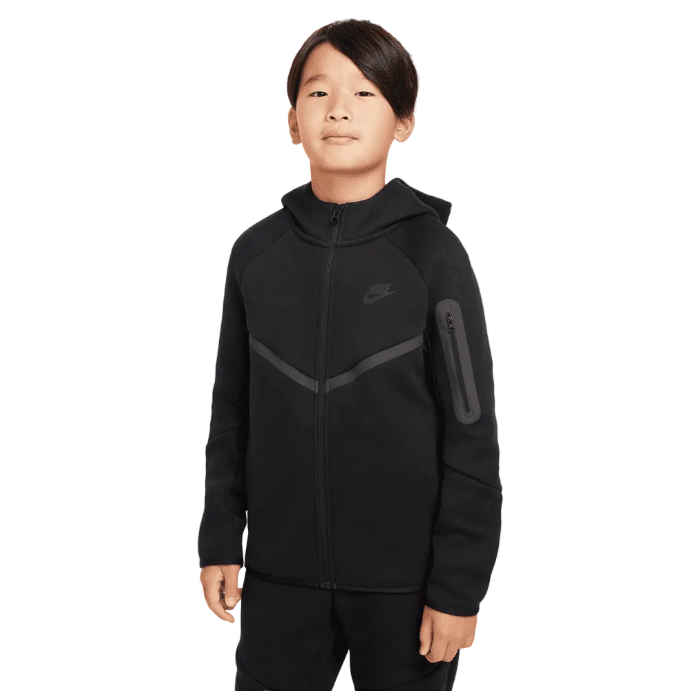 Big Kids Nike Sportswear Tech Fleece Full-Zip Hoodie