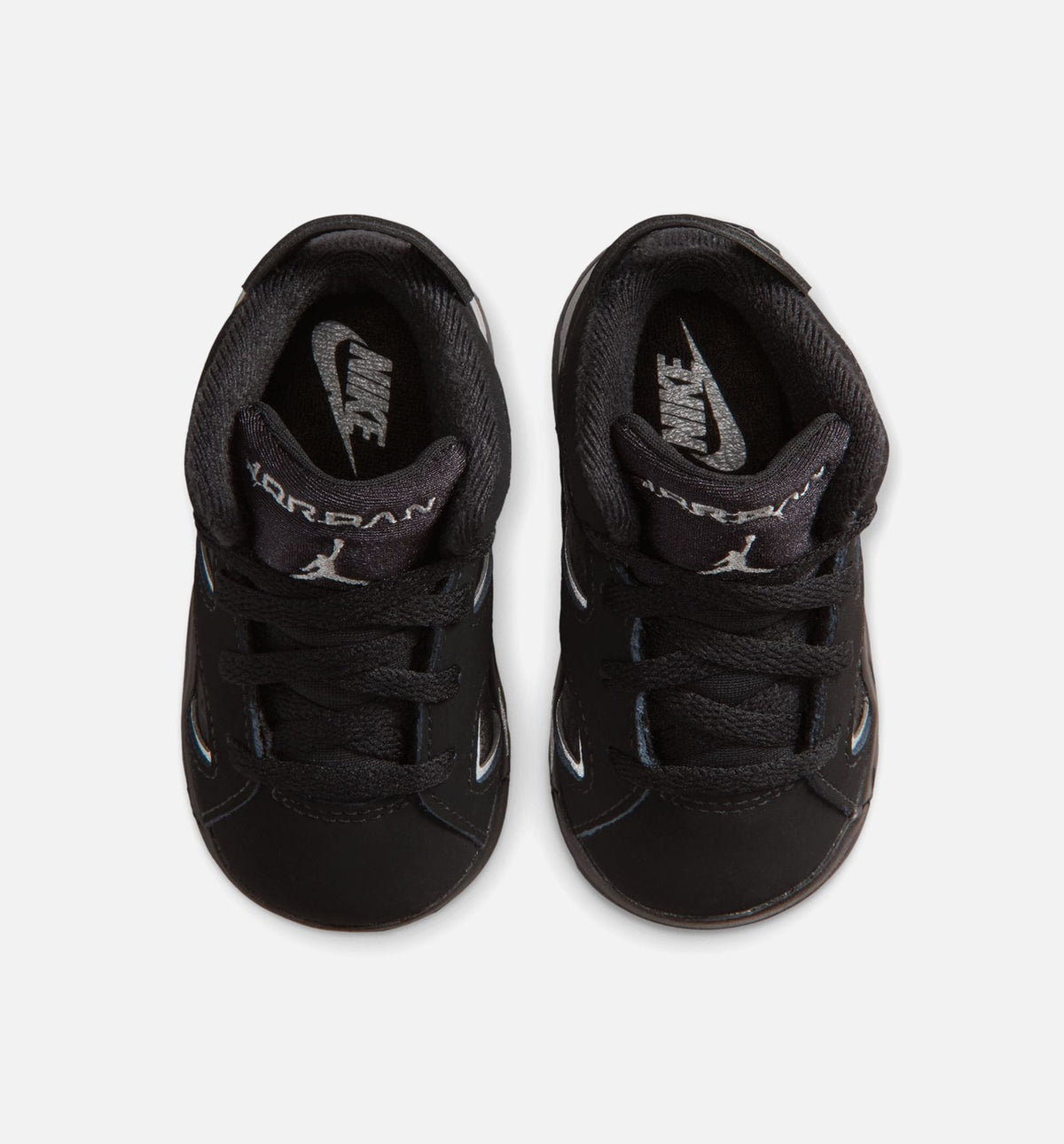 Air Jordan 6 Cap & Gown Infant/Toddler Lifestyle Shoe – Black/Reflective Silver