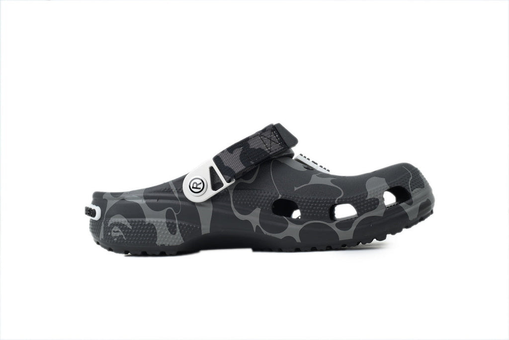 Crocs Classic Clog A Bathing Ape ABC Camo Black