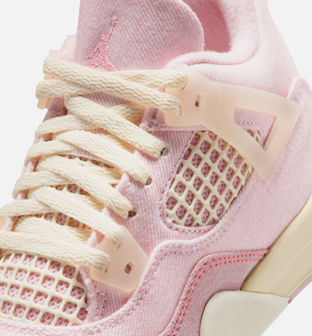 Air Jordan 4 Retro “Pink Pearl and Iced Carmine” Preschool Lifestyle Shoes (PS)