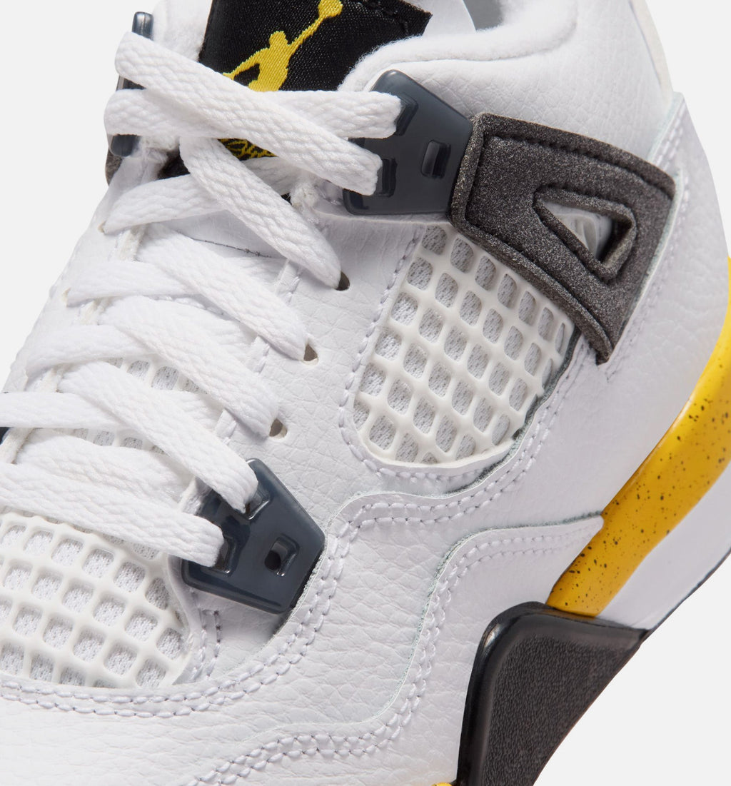 Air Jordan 4 Retro “Rare Air Tour Yellow” Preschool Lifestyle Shoes (PS)