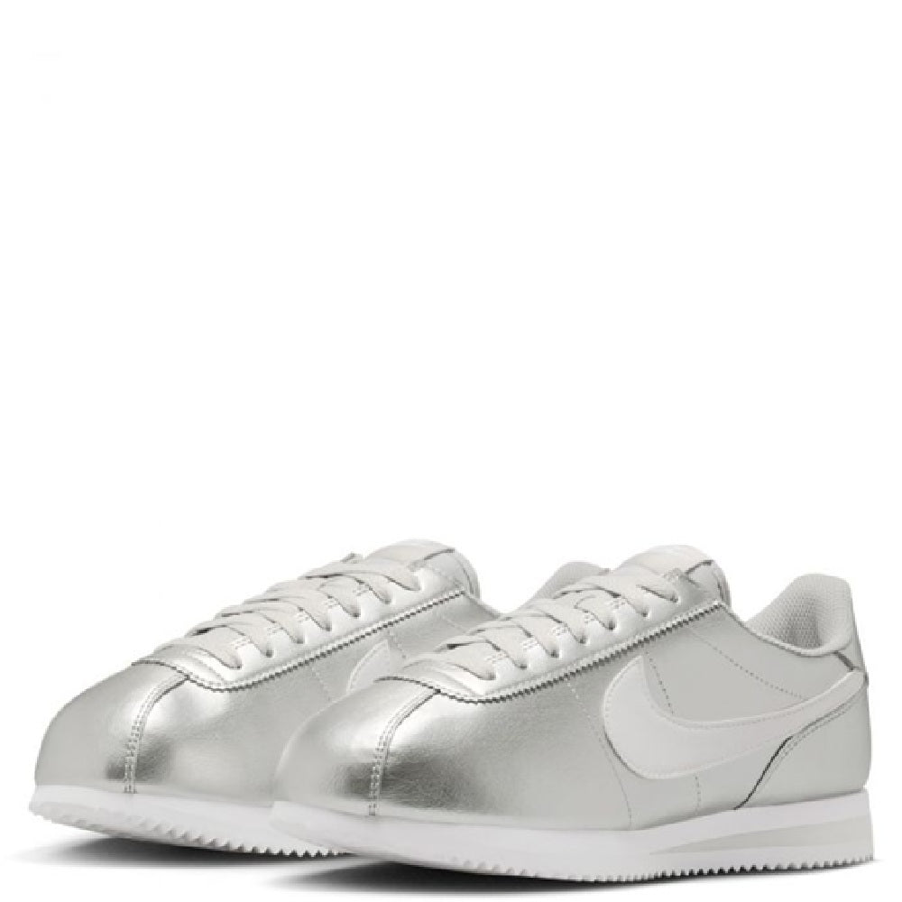 Women's Nike Cortez Metallic Silver/White-Grey Fog (IR0042 001)