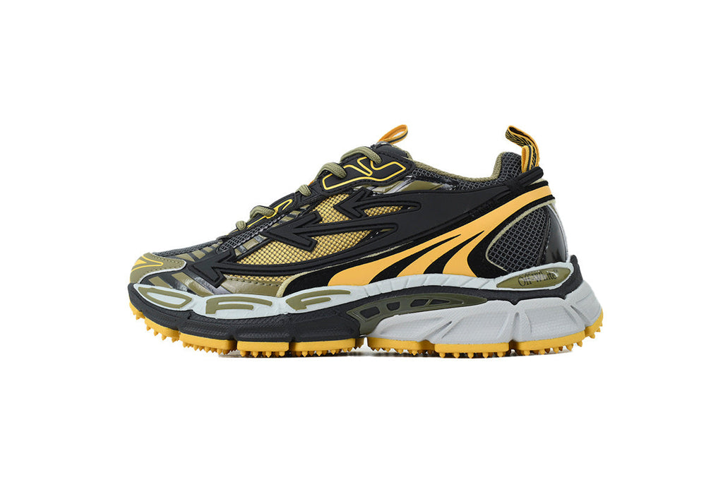 OFF WHITE Be Right Back Black Ocher Yellow OMIA295S26FAB0021016