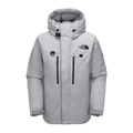 The North Face Himalayan Down Parka | Grey & White | 700-Fill Expedition Parka