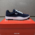 Diesel Men's Navy Blue and White Low-Top Sneakers