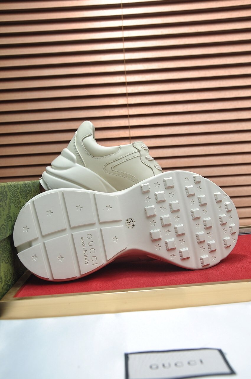 GUCCI Multicolor Lettering Chunky Sneakers