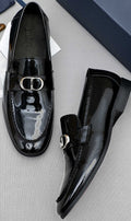 Dior Black Patent Leather Loafers