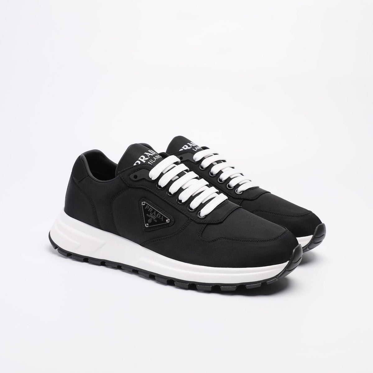 Prada Men's Triangle Badge Sneakers