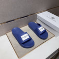 Givenchy Wordmark Patch Slide Sandals