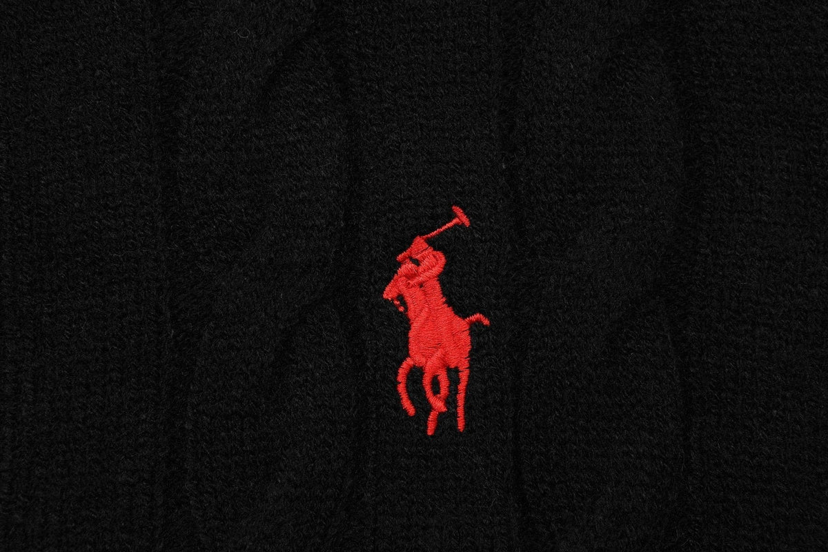 Ralph Lauren Cable-Knit Quarter-Zip Sweater