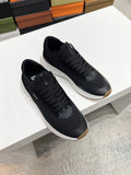 BOSS Knit Ribbed-Sole Sneakers