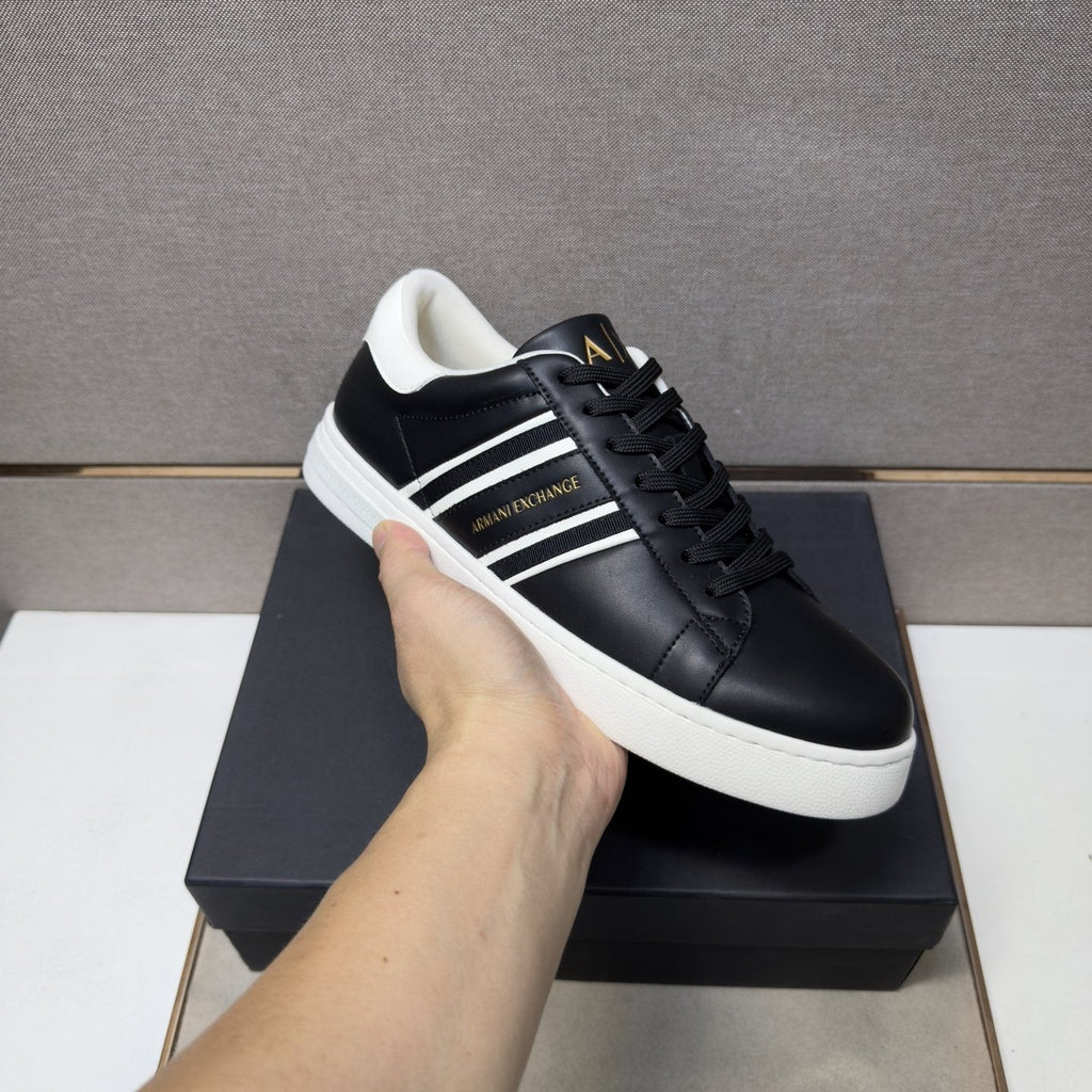 Armani Men's Stripe Sneakers