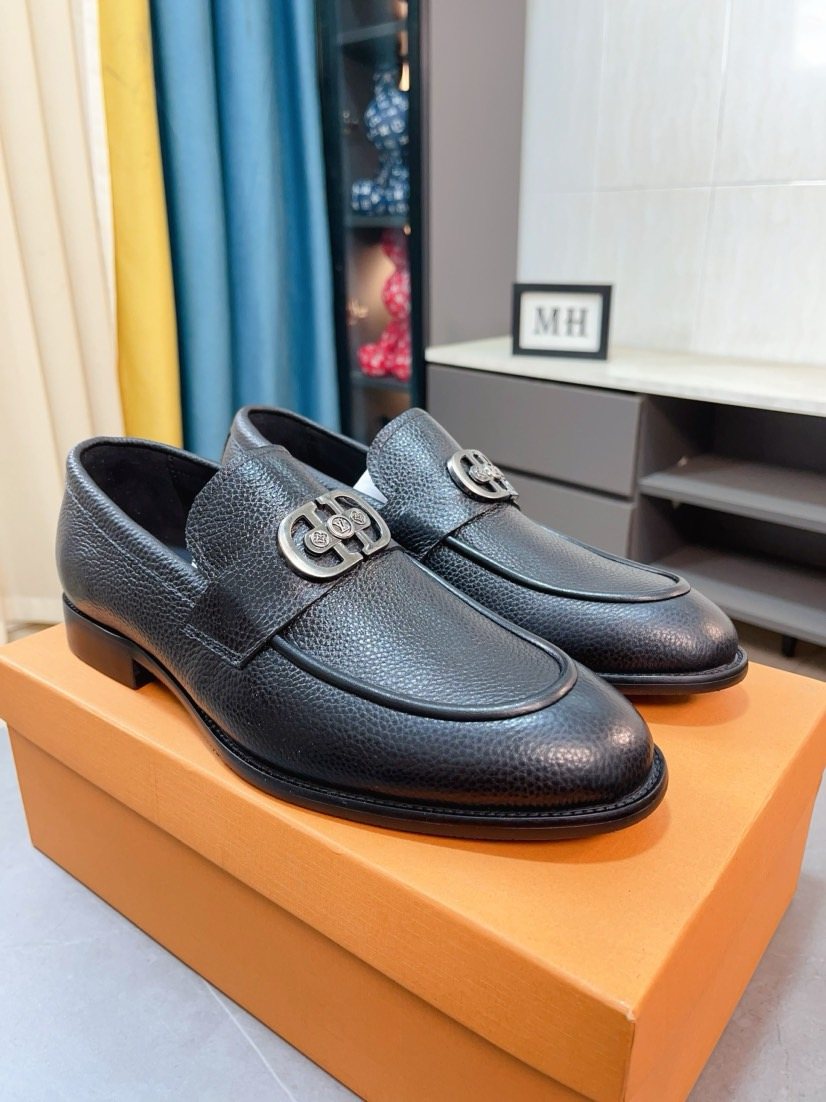 Louis Vuitton Textured Bit Loafers