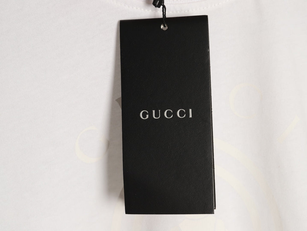 Gucci Crew-Neck Short-Sleeve T-Shirt - White